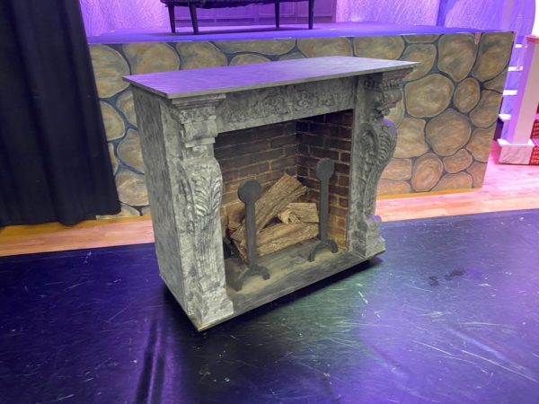 Rolling Fireplace